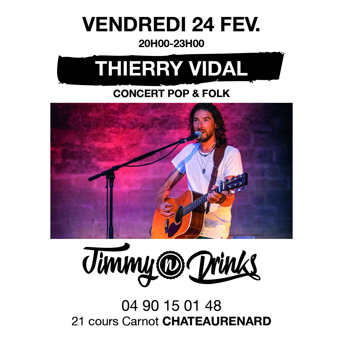 Thierry Vidal en concert