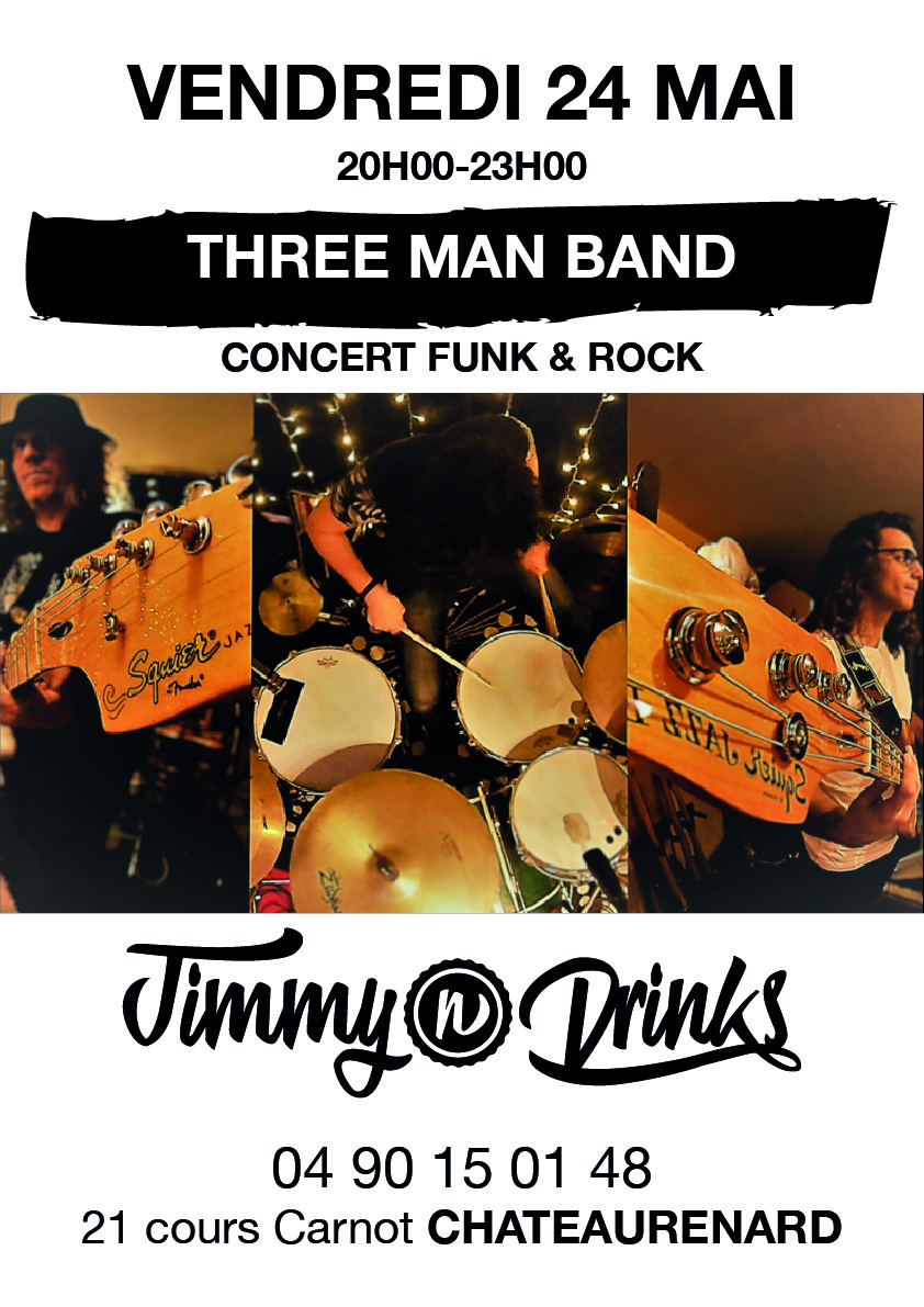 Three Man Band en concert